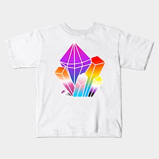 Subtly Proud Crystals Kids T-Shirt